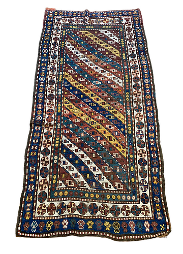 Kurdish Caucasian Carpet , ca. 1930's,  7'10" x 3'10"