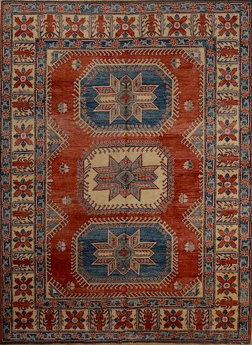 Modern Turkish Carpet of Caucasian Design