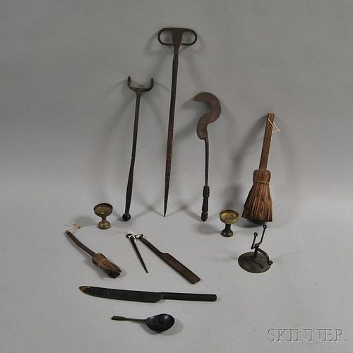 Group of Early Metal Items