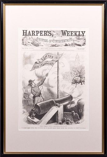 "The First Gun - 1861-1874," October 3, 1874, Harp