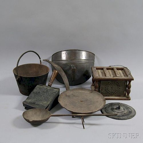 Group of Early Iron Domestic Items