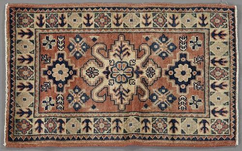 Kazak Carpet, 3' x 2'.