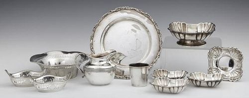 Group of Eleven Sterling Pieces, consisting of a c