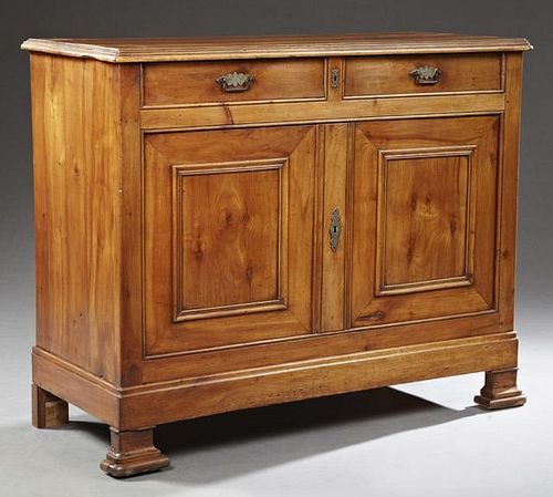 French Louis Philippe Carved Cherry Sideboard, 19t