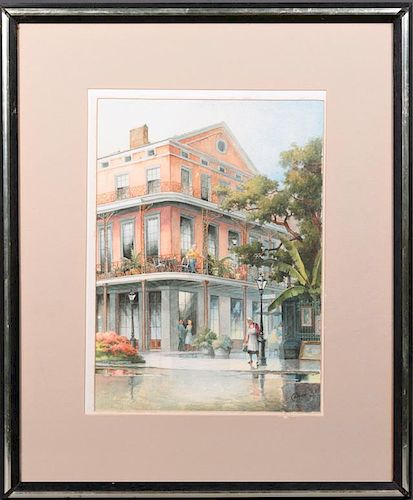 Frank Caruso (New Orleans), "Jackson Square Corner