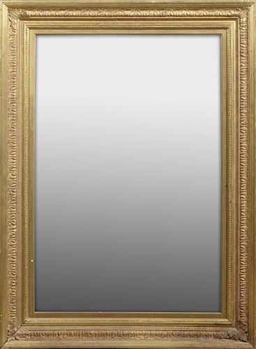 Gilt and Gesso Overmantel Mirror, late 19th c., wi