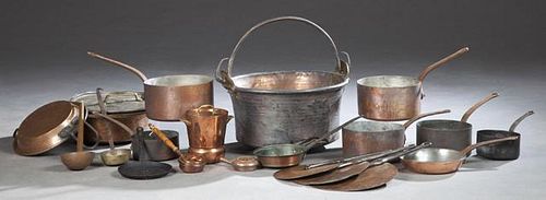Twenty-One Pieces of French Metal, 19th and 20th c