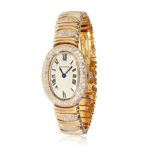 Cartier Baignoire 1186 Womens Watch in 18kt Yellow Gold