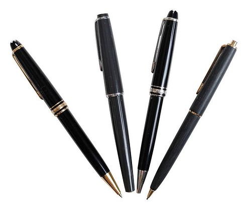 Eight Montblanc Writing Instruments,