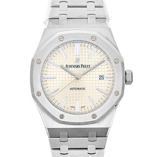 Rolex ROLEX Day-Date 18206A No. X 10P Diamond PT Men's Automatic Watch Gray Dial