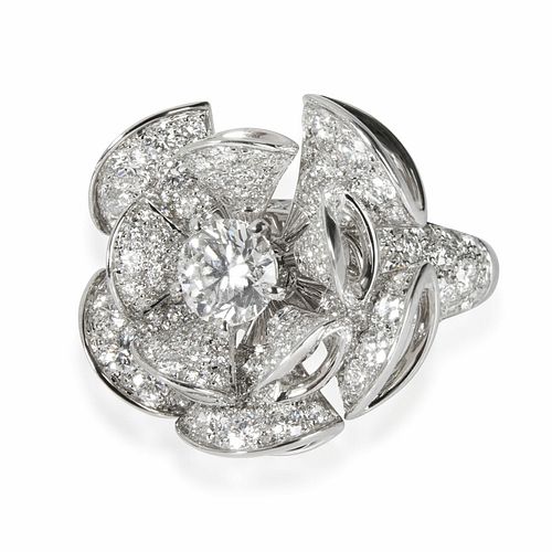 BVLGARI Divas Dream Diamond  Ring in 18kt White Gold GIA F VVS2 5.00 CTW