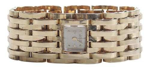 Lady's 14 Kt. Gold Lucien Picard Watch