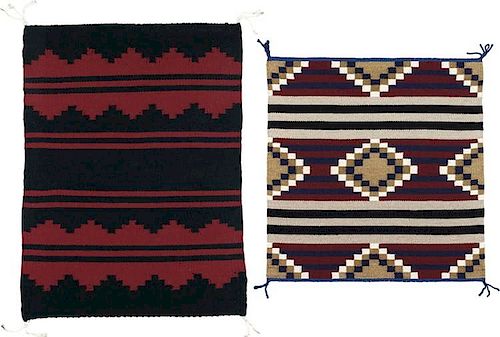 Two Navajo Rugs