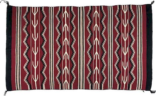 Navajo Red Crystal Rug (ca. 1970’s)