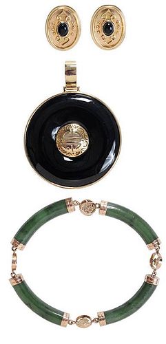 Onyx and Jade Jewelry