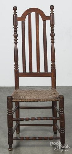 New Jersey or New York banisterback side chair, 18th c.