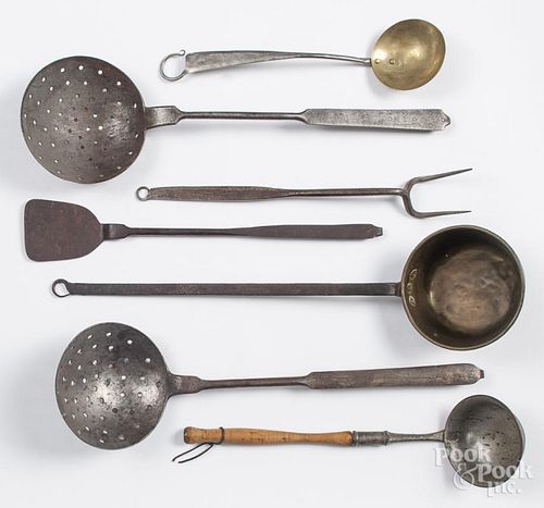 Iron utensils, 19th/20th c.