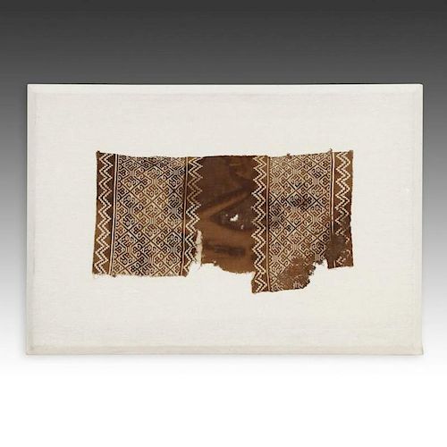 Chancay Culture Pre-Columbian Textile Fragment