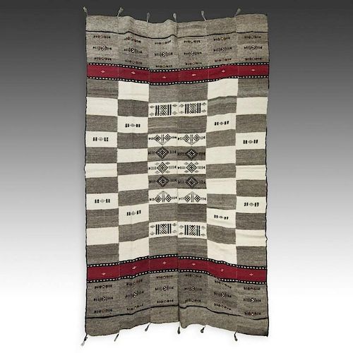 Fulani Khasa Strip Woven Blanket: 90" x 53" (134.5 x 228.5 cm)