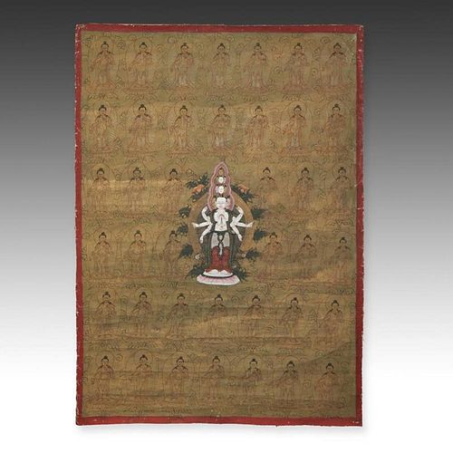 Avalokiteshvara Tantric Buddha Thangka