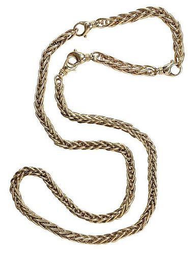 14 Kt. Three-Piece Gold Chain Necklace