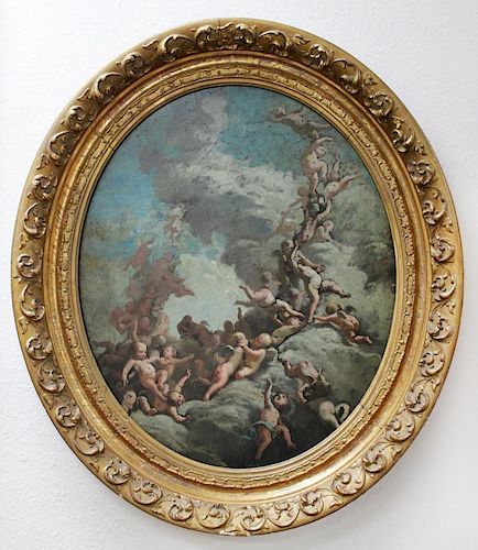 Italian Old Master Tiepolo painting rococo