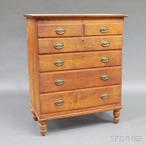 Federal Maple Tall Chest