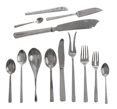 Set of Mexican Sterling Flatware, 133
