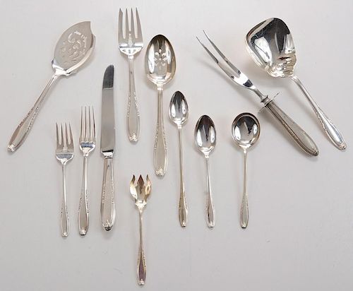 Manchester Leonore Sterling Flatware, 361 Pieces