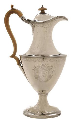 18th Century Dutch Silver Coffee Pot