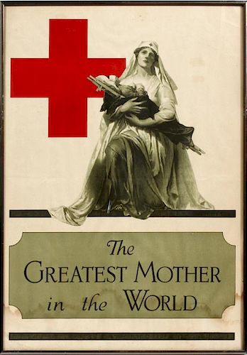 WWI RED CROSS POSTER 1918 ALONZO EARL FORINGER