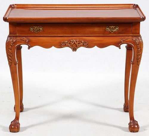 CHIPPENDALE STYLE MAHOGANY TEA TABLE