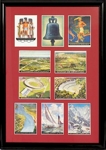 1936 OLYMPICS OFFICIAL POSTCARD COLLECTION