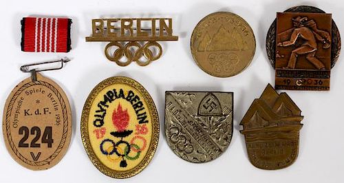 1936 WINTER AND SUMMER OLYMPICS PIN COLLECTION
