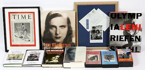 LENI RIEFENSTAHL AUTOGRAPHED PHOTO BOOK COLLECTION