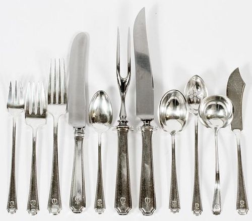 TOWLE 'LADY CONSTANCE' STERLING FLATWARE SET