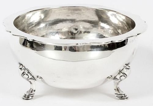 VICTORIAN STERLING BOWL BY MARSHALL & SONS