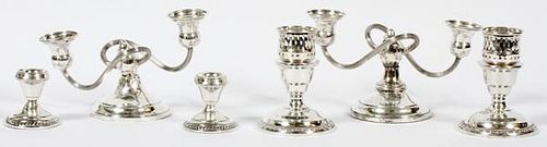 AMERICAN STERLING WEIGHTED CANDLEHOLDERS
