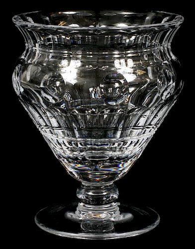 WILLIAM YEOWARD 'KRISTY' CRYSTAL FOOTED ROSE BOWL