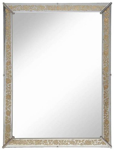 Reverse-Etched Wall Mirror