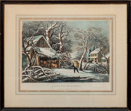 Currier & Ives, Publishers: A Snowy Morning
