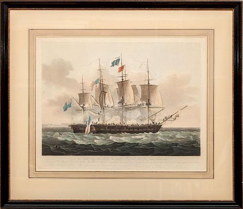 After Thomas Whitcomb (1752-1824): His Majesty's Frigate the Shannon