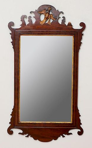 Federal Mahogany Parcel-Gilt Mirror