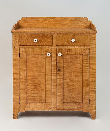 American Faux-Grained Cabinet