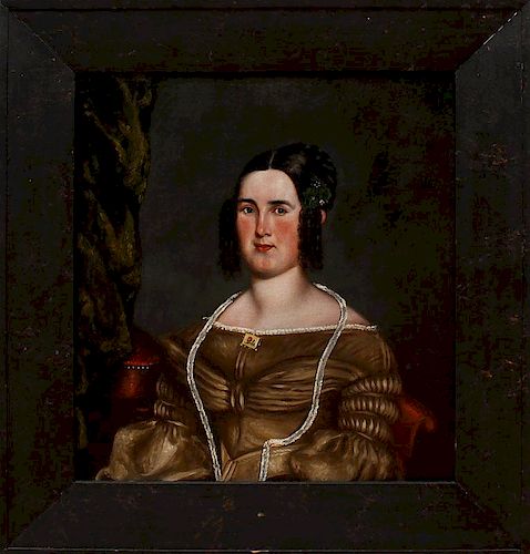 Isaac Sheffield (1748-1845): Portrait of Molly Royce of New London, CT