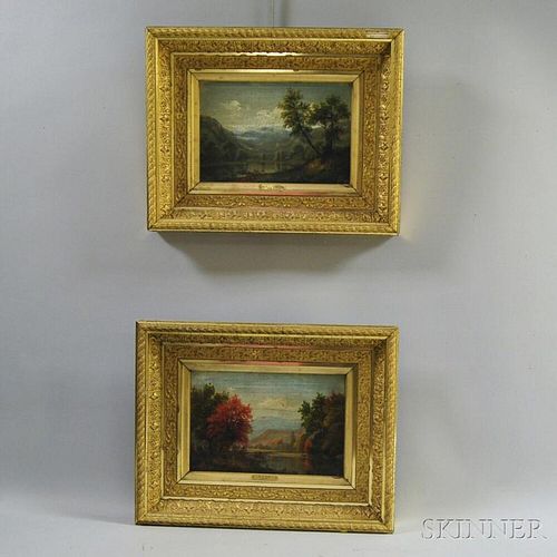 Two Works by Daniel C. Gross (American, 19th Century)       Summer 1872