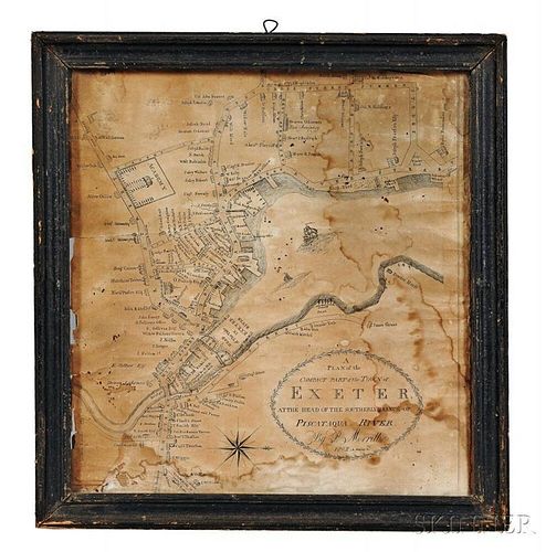 "A Plan of the Compact Part of the Town of Exeter, at the head of the southerly branch of the Piscataqua River,"