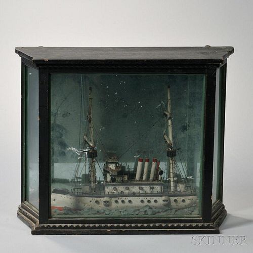 Diorama of War Ship