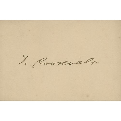 Theodore Roosevelt Signature