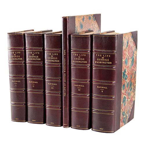 John Marshall: The Life of George Washington (Six Volumes with Atlas)